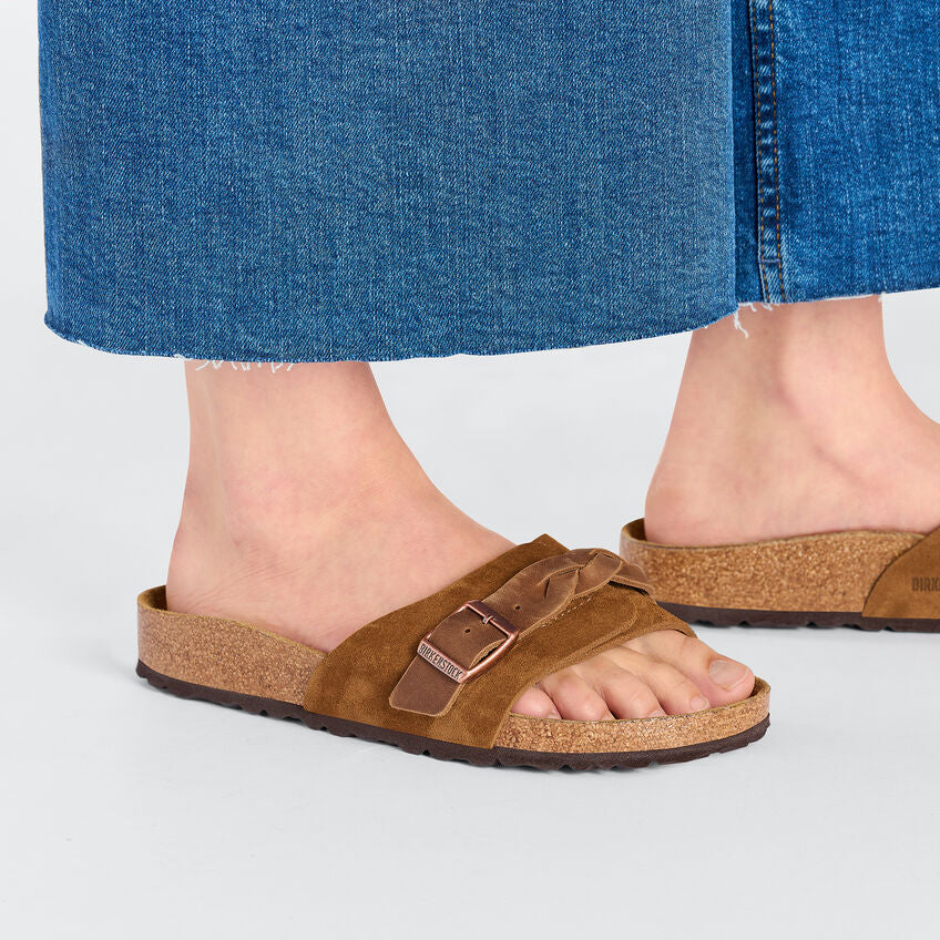 Birkenstock Oita Braided Mink - Pelle - 1026742 - Calzata Stretta