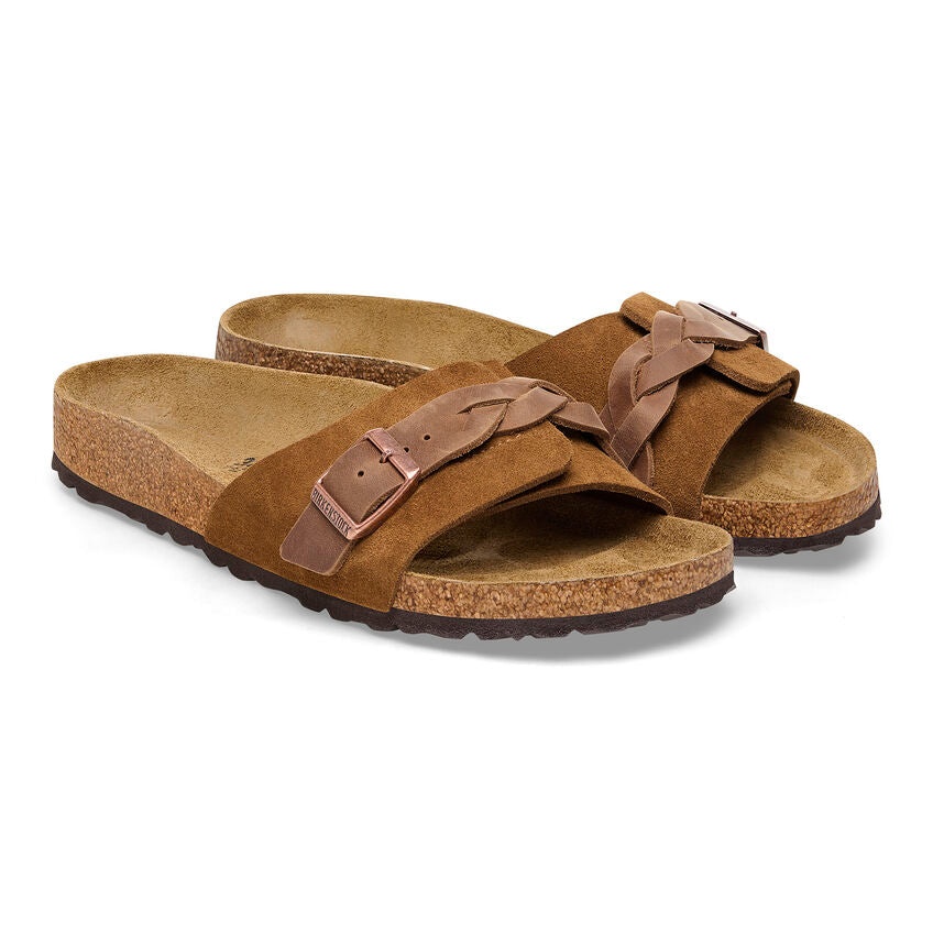 Birkenstock Oita Braided Mink - Pelle - 1026742 - Calzata Stretta