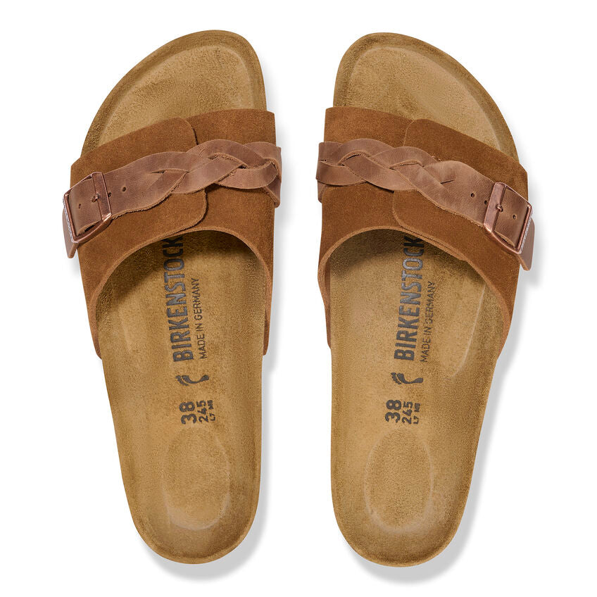 Birkenstock Oita Braided Mink - Pelle - 1026742 - Calzata Stretta
