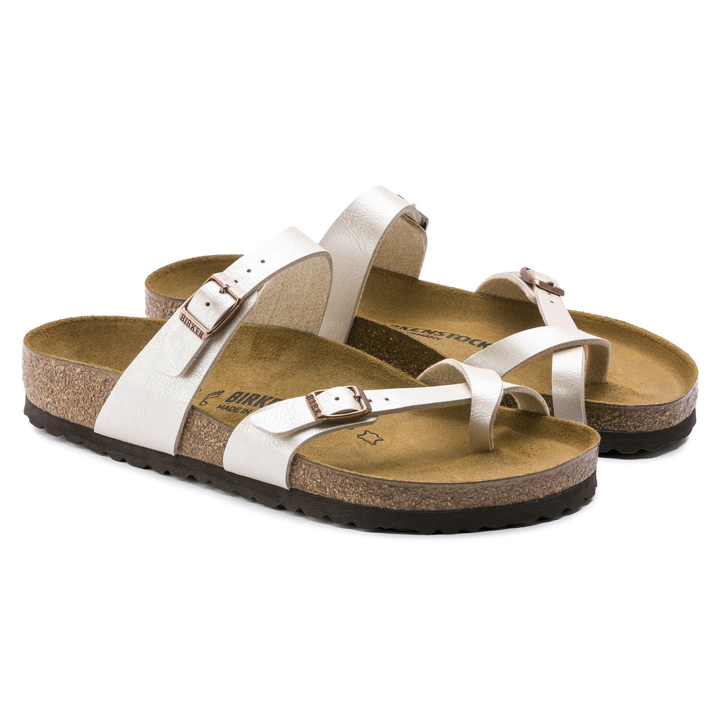 Birkenstock Mayari Pearl White - Birko-Flor Graceful - 071661 - Calzata Normale