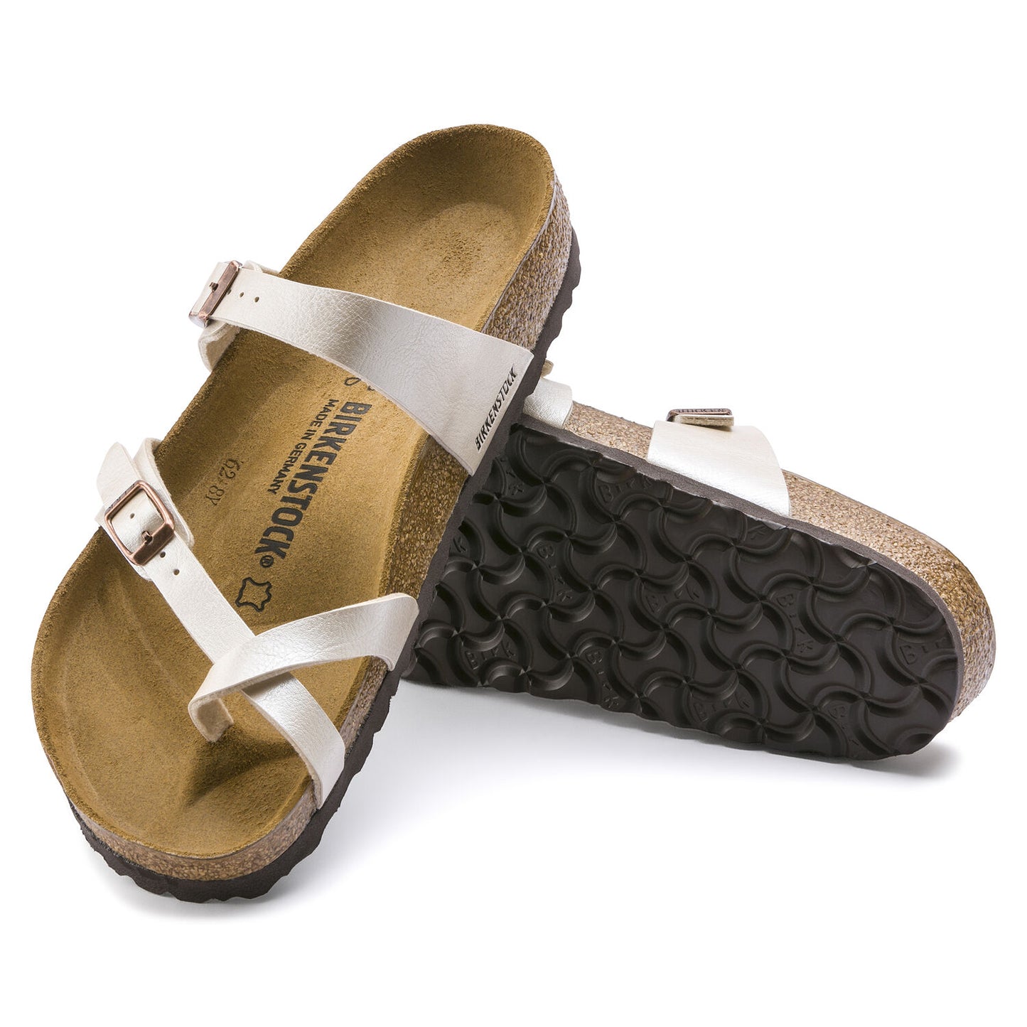 Birkenstock Mayari Pearl White - Birko-Flor Graceful - 071661 - Calzata Normale