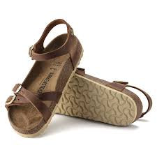 Birkenstock Kumba Cognac - Waxy Leather - 1021489 - Calzata Stretta