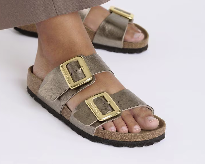 Birkenstock Sydney CB Graceful Taupe - Birko-Flor - 1029372 - Calzata Stretta