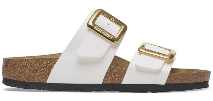 Birkenstock Sydney CB Graceful Pearl White - Birko Flor - 1029492 - Calzata Stretta