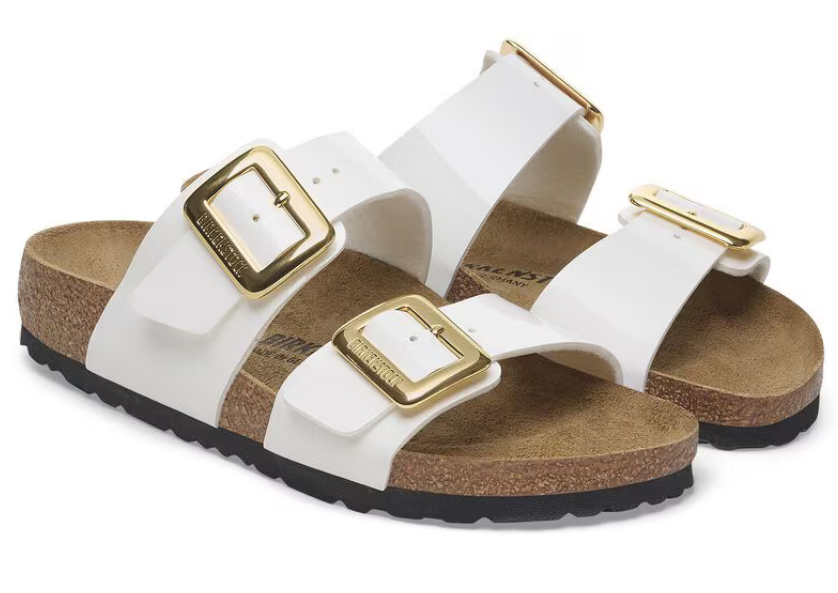 Birkenstock Sydney CB Graceful Pearl White - Birko Flor - 1029492 - Calzata Stretta