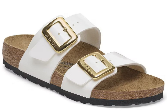 Birkenstock Sydney CB Graceful Pearl White - Birko Flor - 1029492 - Calzata Stretta