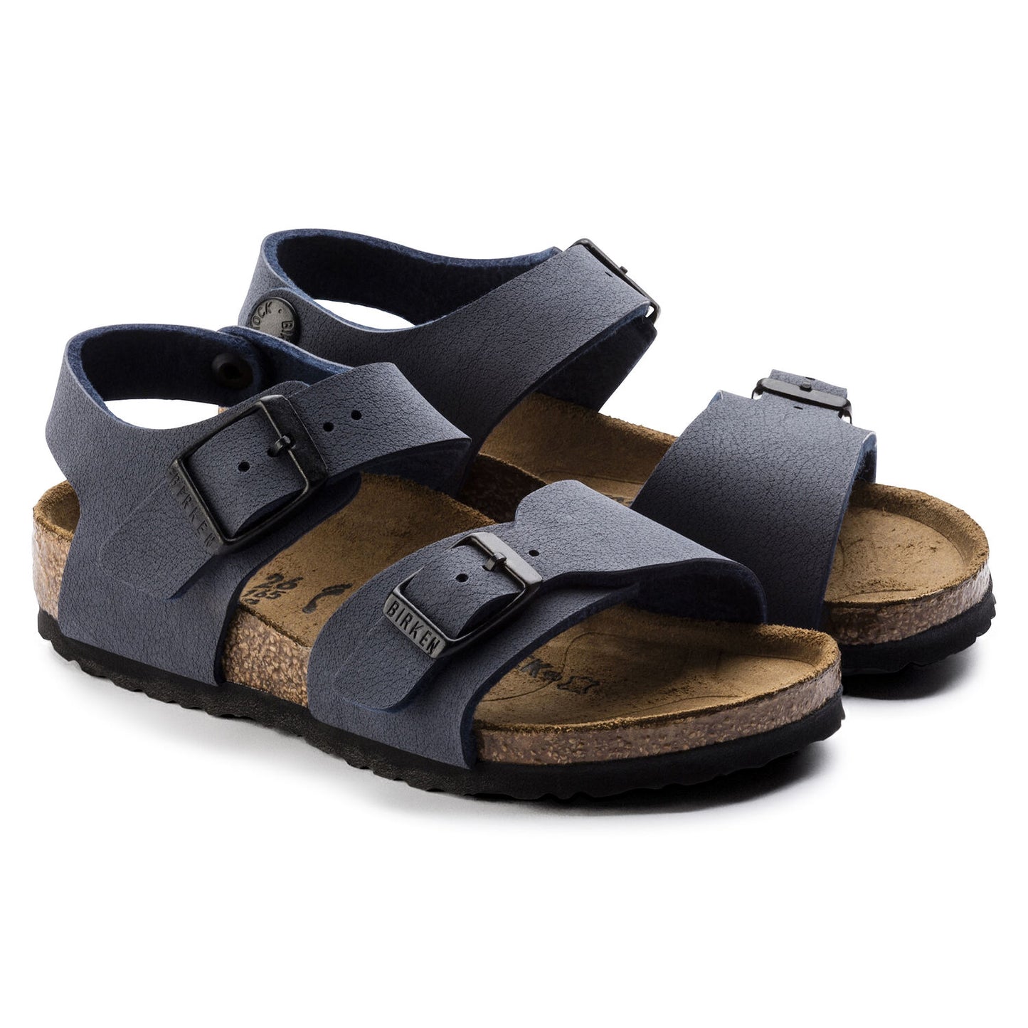 Birkenstock Kids New York Navy - Birkibuc - 087773 - Calzata Stretta