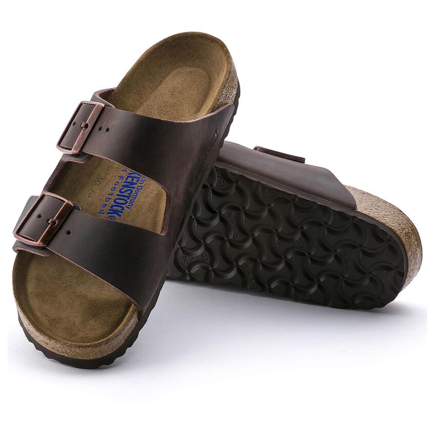 Birkenstock Arizona Habana - Pelle - Soft Footbed - 452763 - Calzata Stretta
