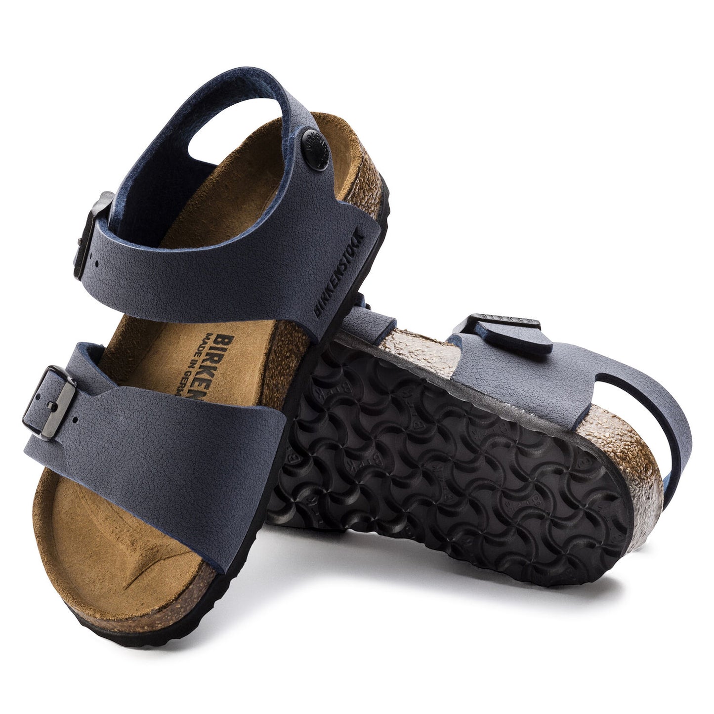 Birkenstock Kids New York Navy - Birkibuc - 087773 - Calzata Stretta