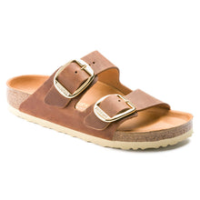 Carica l&#39;immagine nel visualizzatore di Gallery, Birkenstock Arizona Big Buckle Cognac - Pelle - 1011073 - Calzata Stretta
