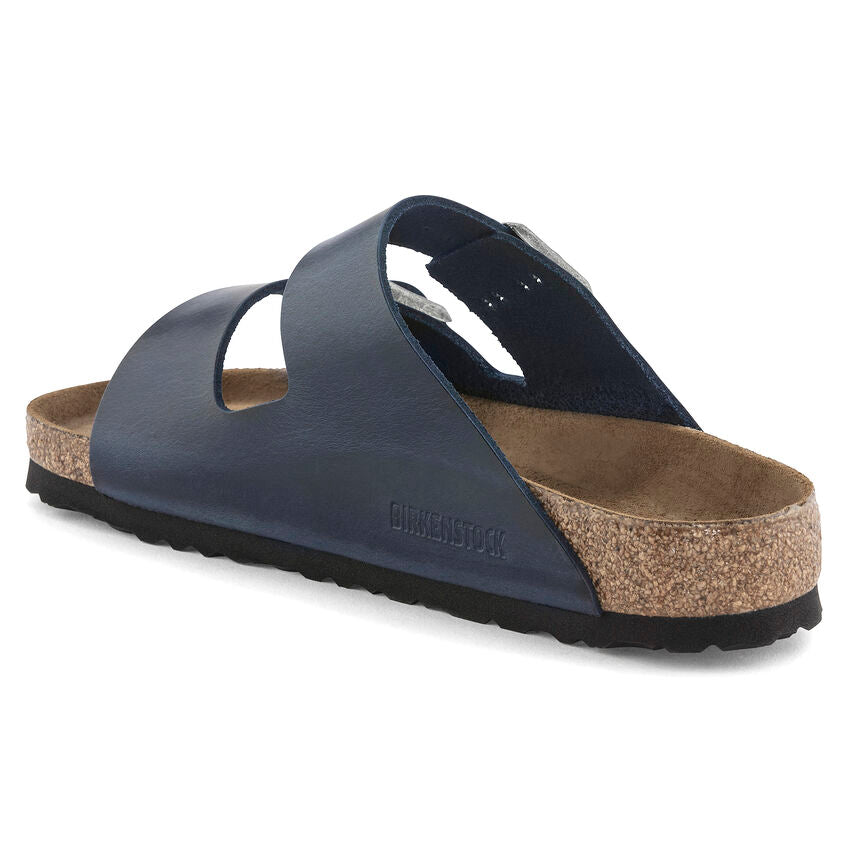 Birkenstock Arizona Blue - Pelle - Soft Footbed - 1013644 - Calzata Stretta