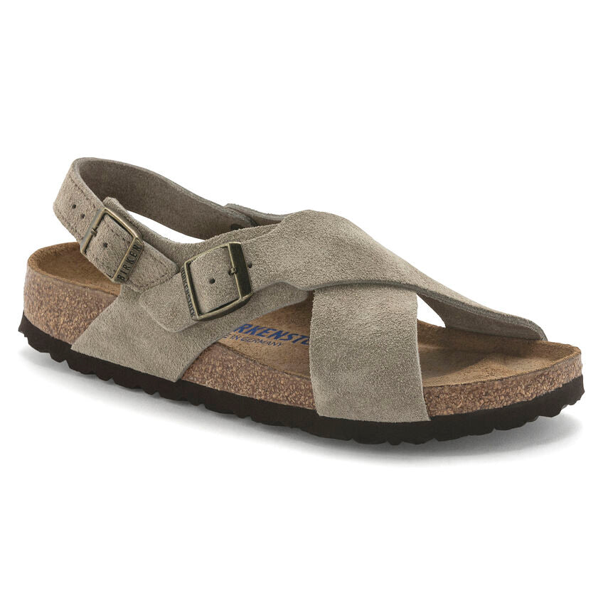 Birkenstock Tulum Taupe - Suede Leather - 1029834 - Calzata Stretta