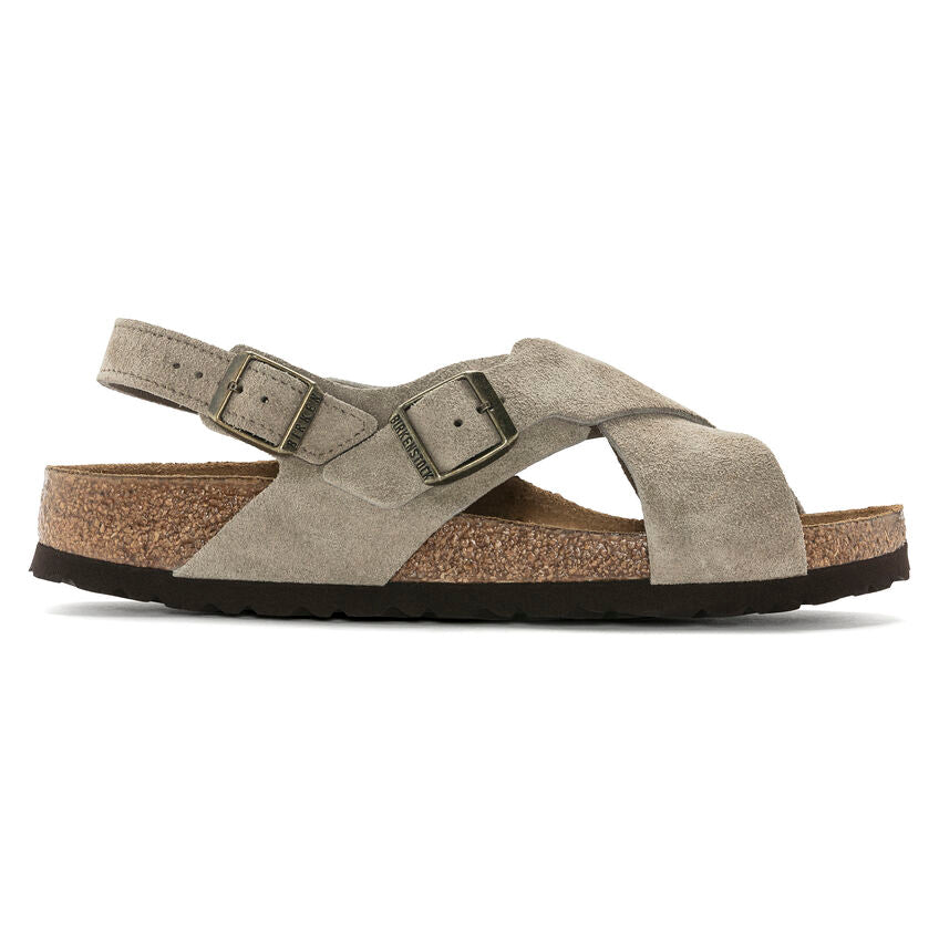 Birkenstock Tulum Taupe - Suede Leather - 1029834 - Calzata Stretta