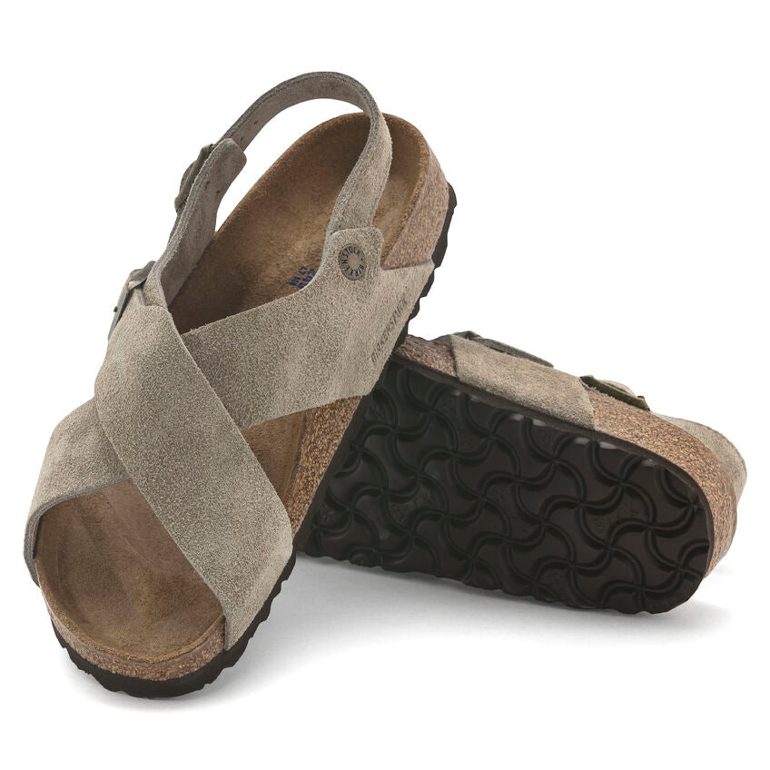 Birkenstock Tulum Taupe - Suede Leather - 1029834 - Calzata Stretta