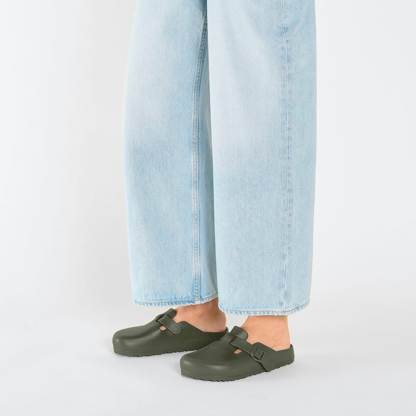 Birkenstock Boston Khaki - EVA - 1026238 - Calzata Stretta