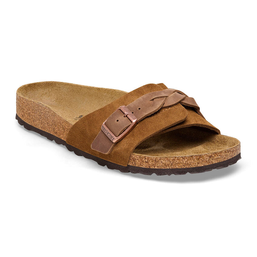 Birkenstock Oita Braided Mink - Pelle - 1026742 - Calzata Stretta