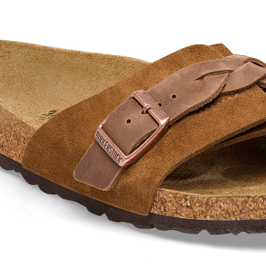 Birkenstock Oita Braided Mink - Pelle - 1026742 - Calzata Stretta