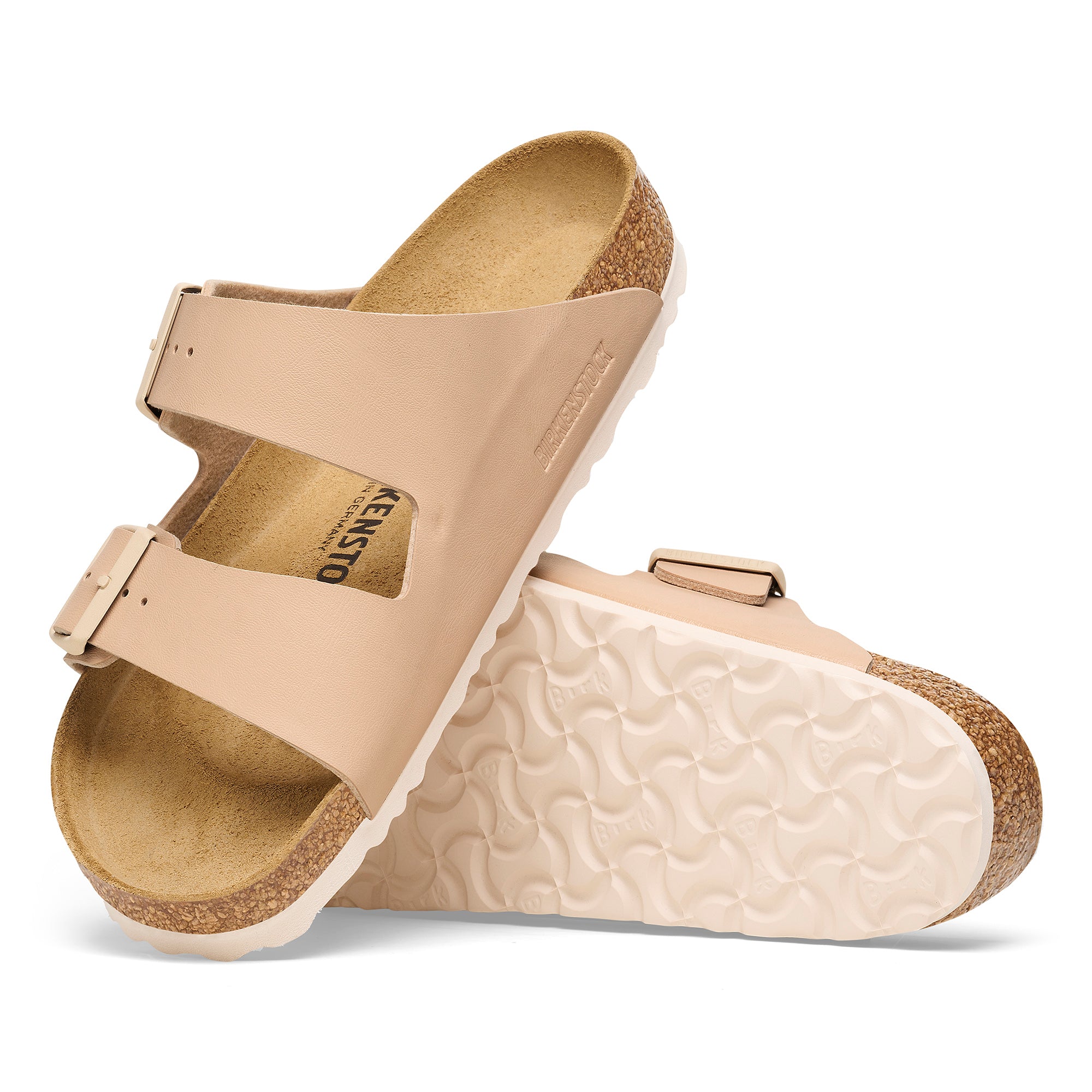 Birkenstock Arizona New Beige - Birko-Flor - 1027723 - Calzata Stretta