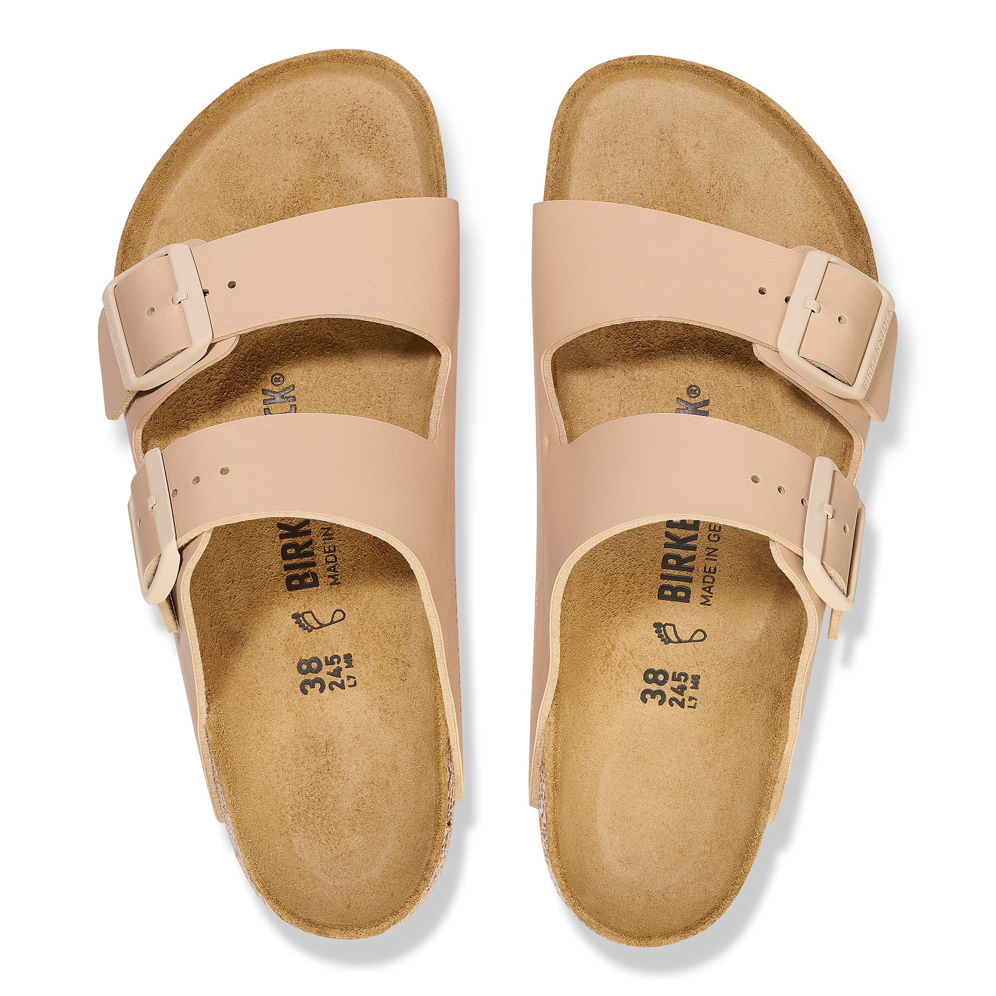 Birkenstock Arizona New Beige - Birko-Flor - 1027723 - Calzata Stretta