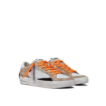 Crime London - SK8 DELUXE - 14104PP7.13 - Bianco/Beige