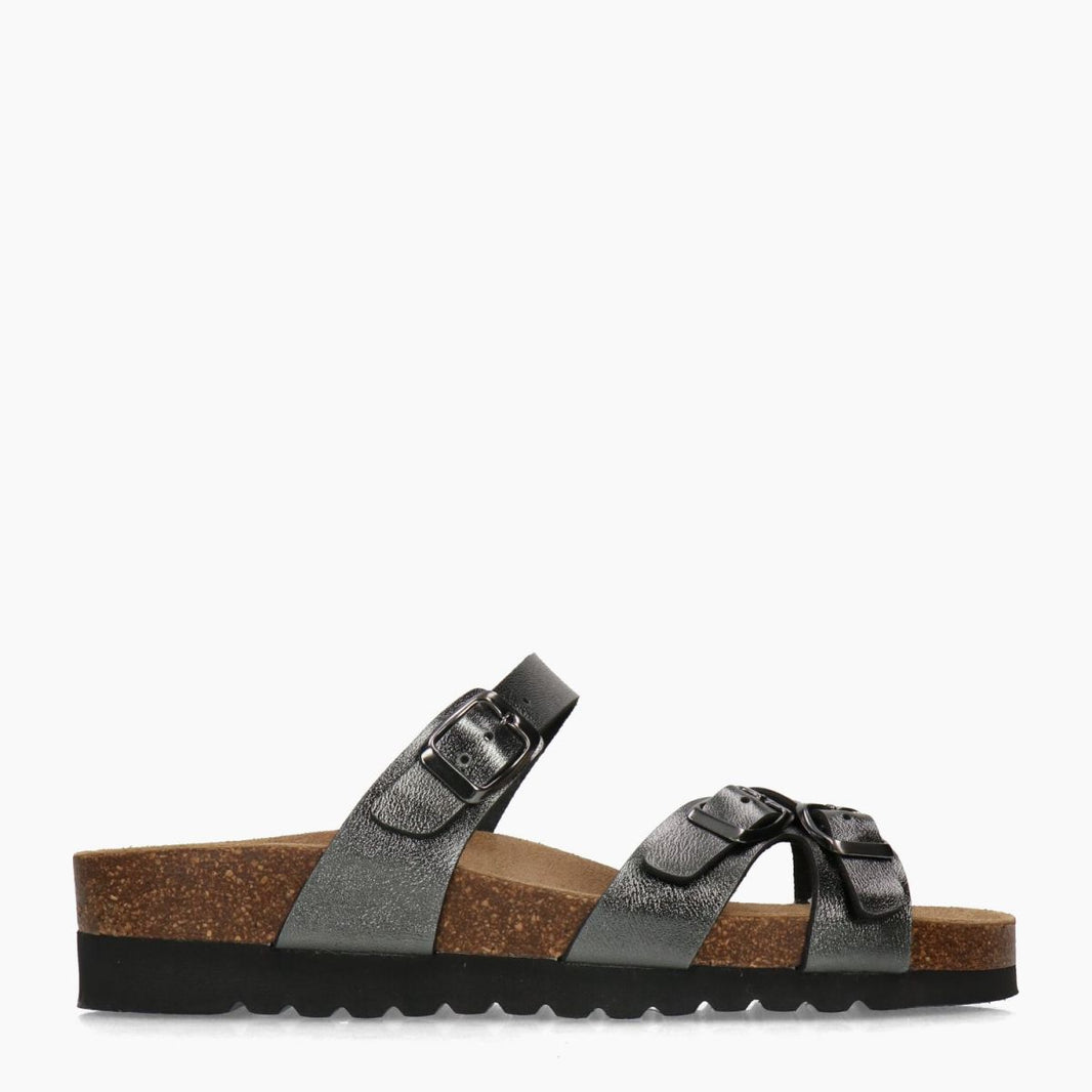 Grunland Ciabatta Loco In Feltro Di Lana, Modello CB2020, Colore Blu Royal, Taglia 43, Calzature Ecologiche Per L'Inverno - 2
