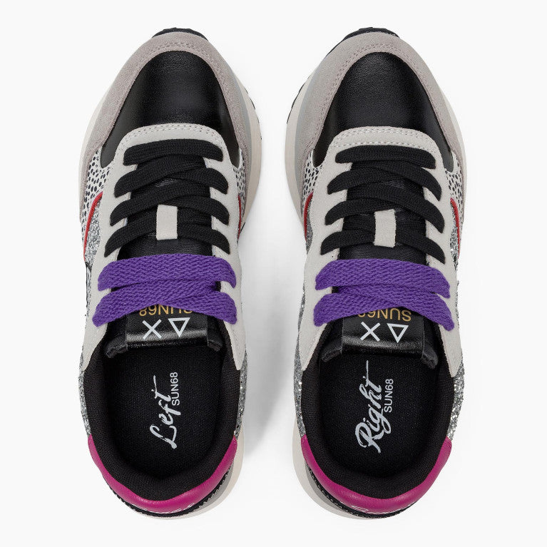 Sun68 Z45212 BIG ALLY GLITTER ARGENTO