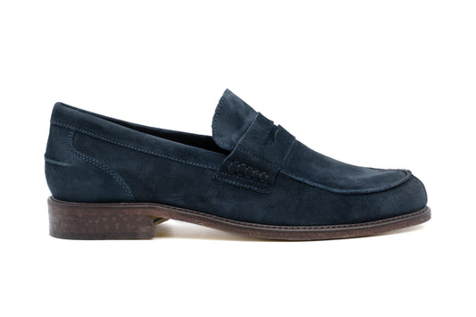 Antica Cuoieria 22489 - Mocassino College - BLU