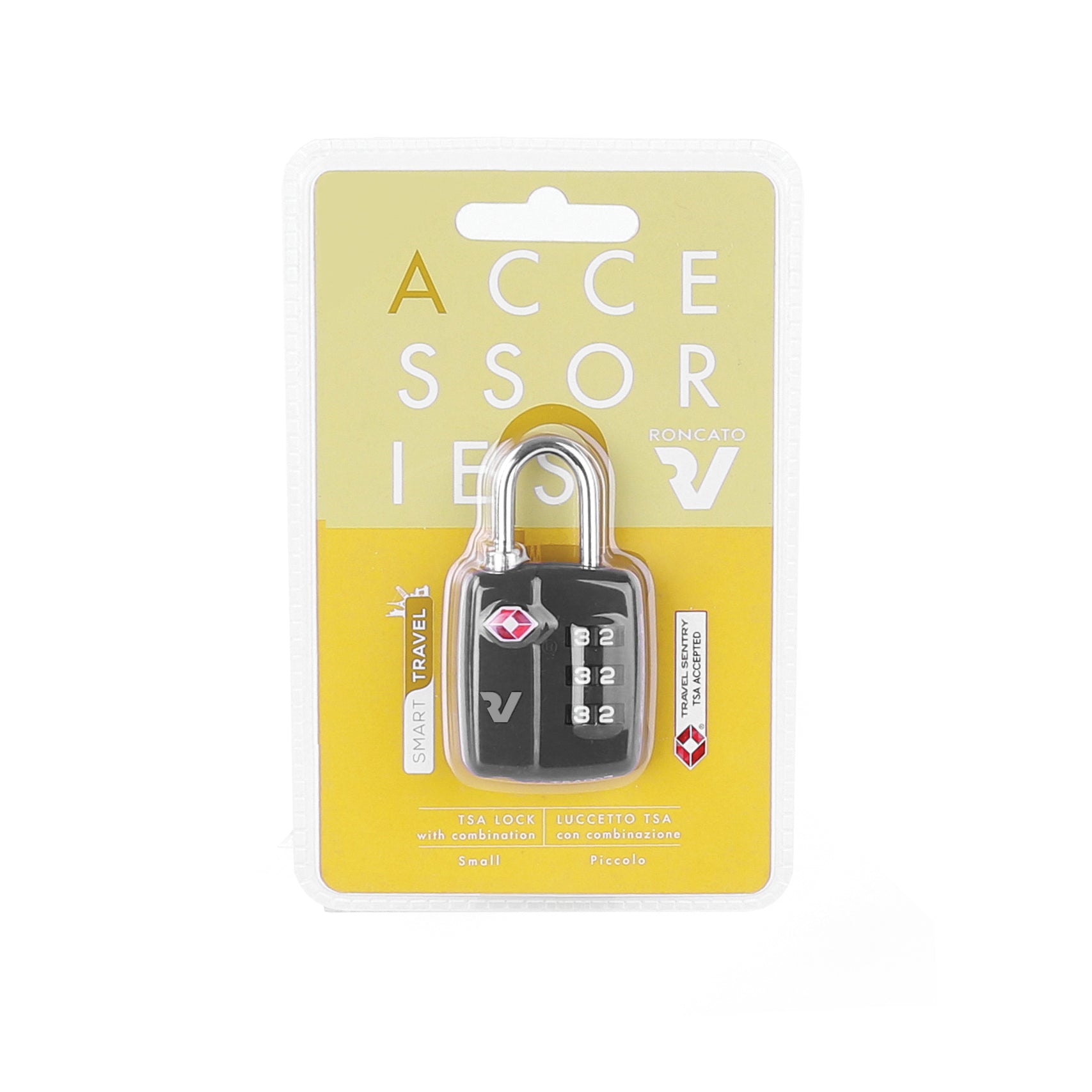 Valigeria Roncato - LUCCHETTO TSA CON COMBINAZIONE PER U.S.A.