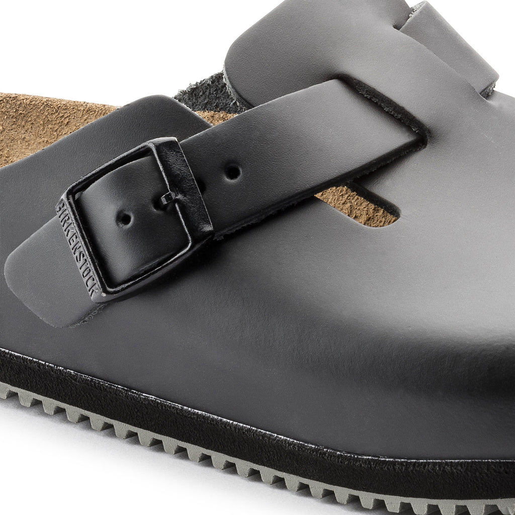 Birkenstock Boston SL Black - Pelle - 060196 - Calzata Stretta