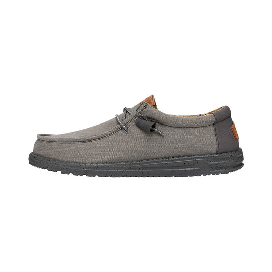 Hey Dude - WALLY WASHED CANVAS Charcoal