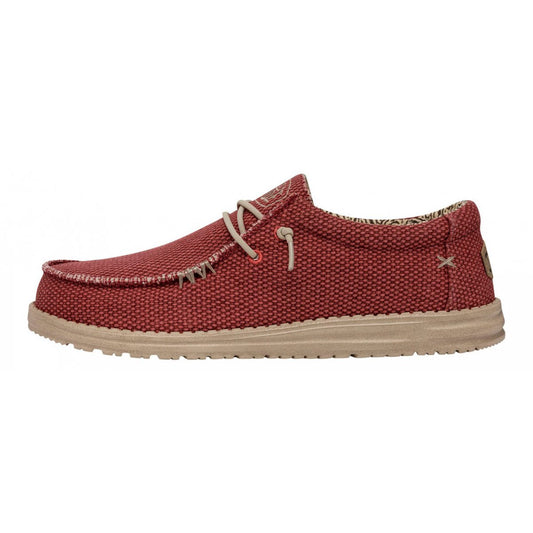 Hey Dude - WALLY BRAIDED Pompeian Red
