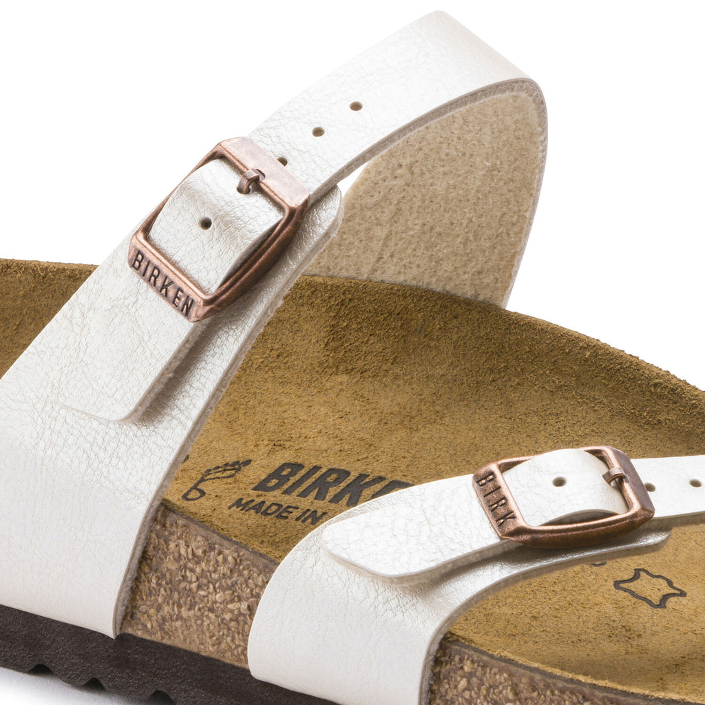 Birkenstock Mayari Pearl White - Birko-Flor Graceful - 071661 - Calzata Normale
