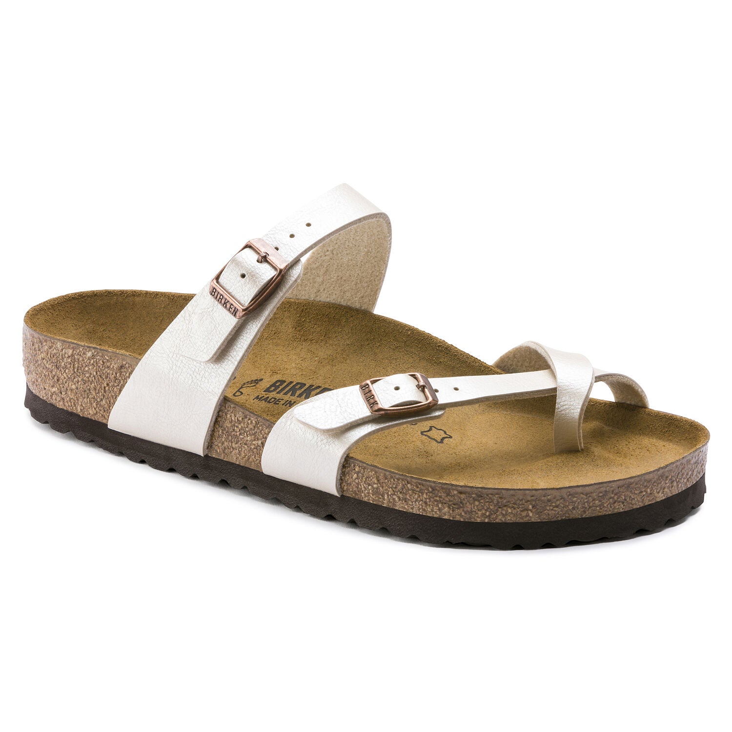Birkenstock Mayari Pearl White - Birko-Flor Graceful - 071661 - Calzata Normale