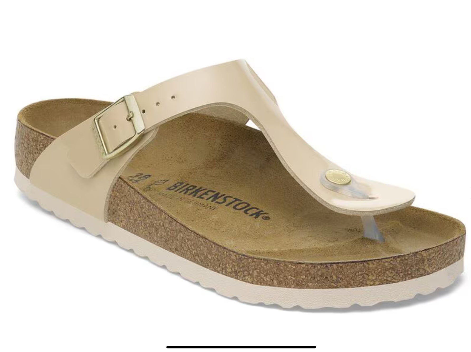 Birkenstock Gizeh Sand Vernice - Birko-Flor Patent - 1013075- Calzata Normale