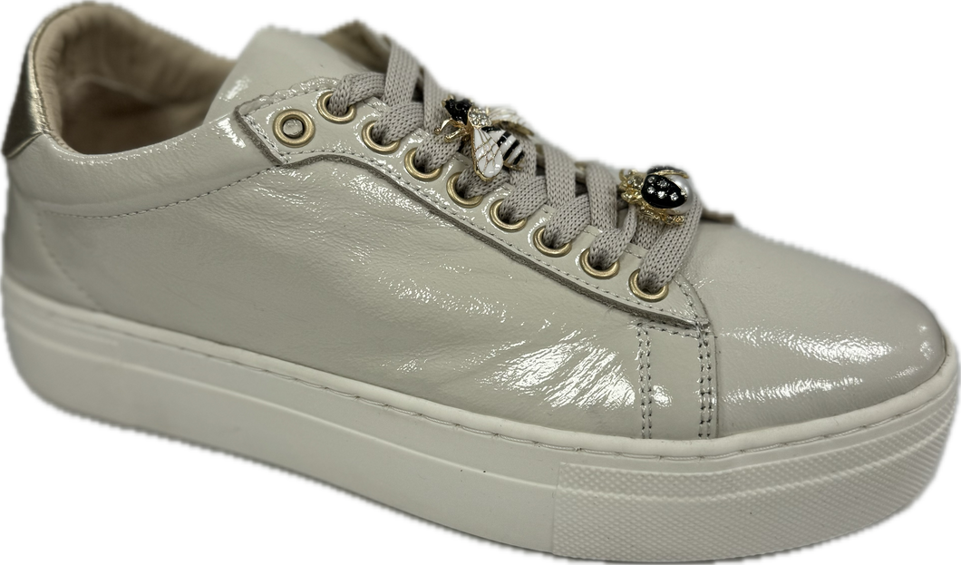 Kammi Sneakers 45472 in Pelle - Naplak Beige