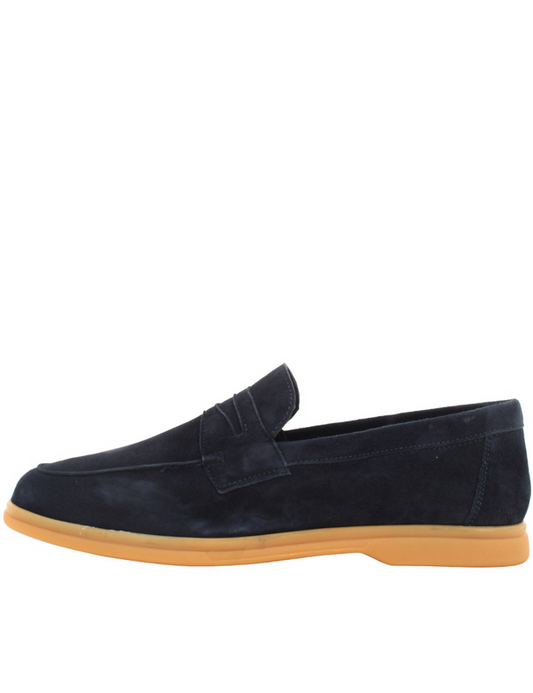 Antica Cuoieria 22487 - Mocassino College - BLU