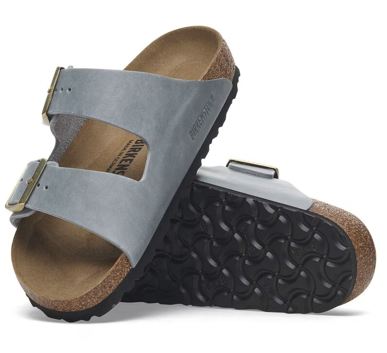 Birkenstock Arizona Basalt Grey  - Pelle  - 1029253 - Calzata Stretta