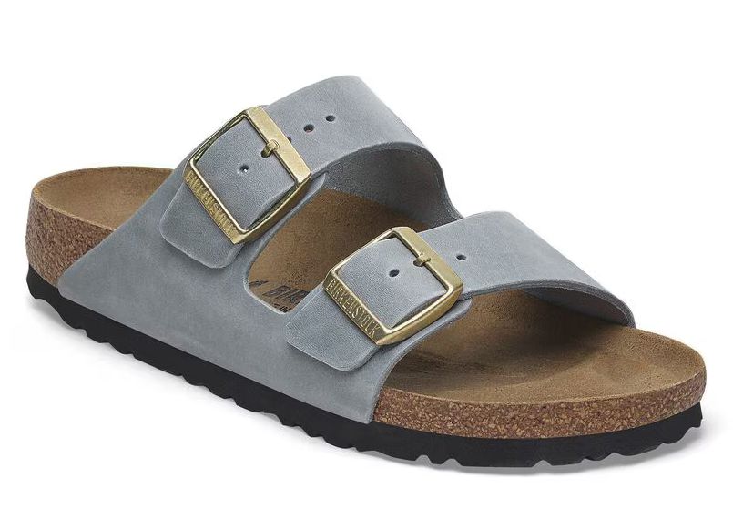 Birkenstock Arizona Basalt Grey  - Pelle  - 1029253 - Calzata Stretta