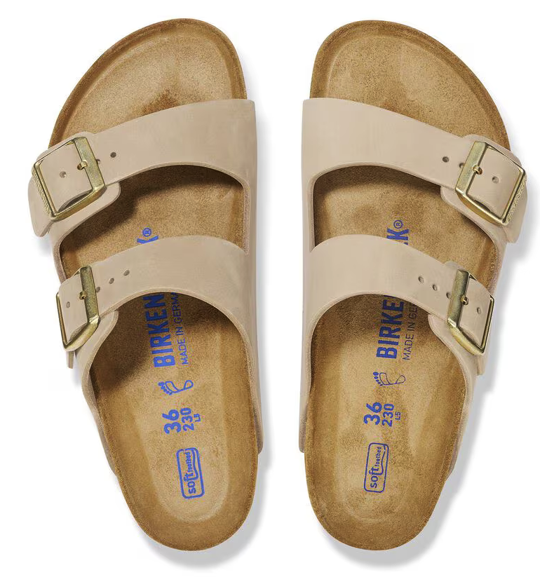 Birkenstock Arizona Sandcastle - Nubuk - Soft Footbed - 1019016 - Calzata Stretta