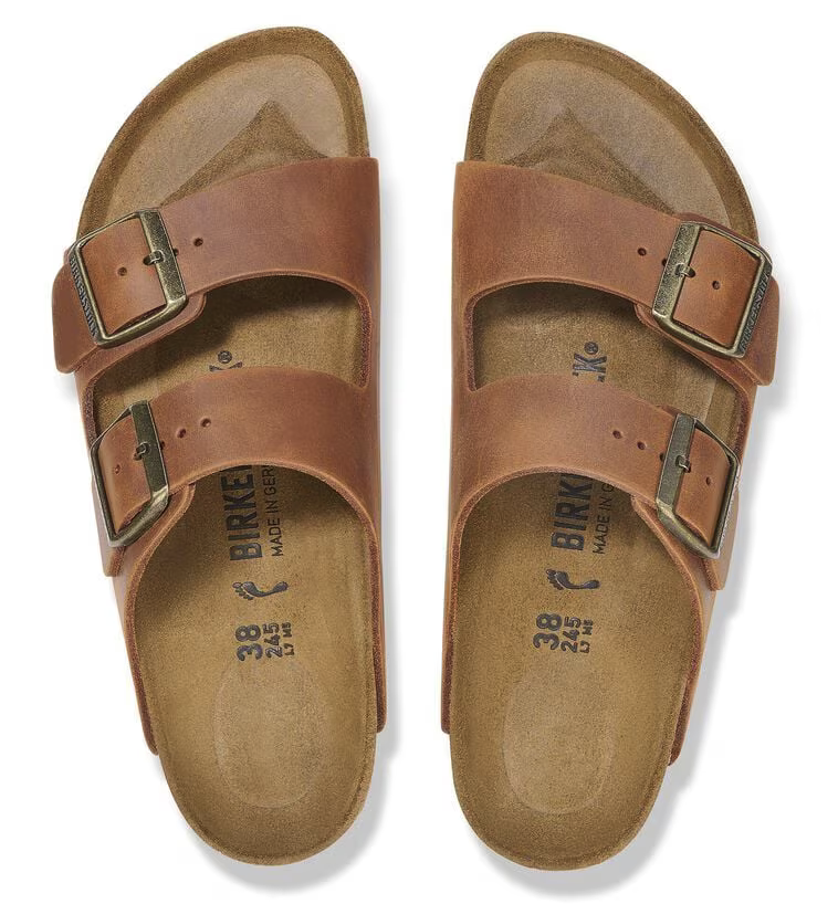 Birkenstock Arizona Cognac - Pelle - 1028401 - Calzata Stretta