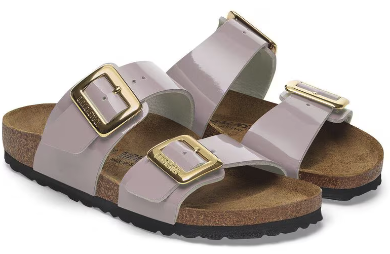 Birkenstock  Sydney CB Faded Purple Vernice - Birko-Flor Patent - 1029473 - Calzata Stretta