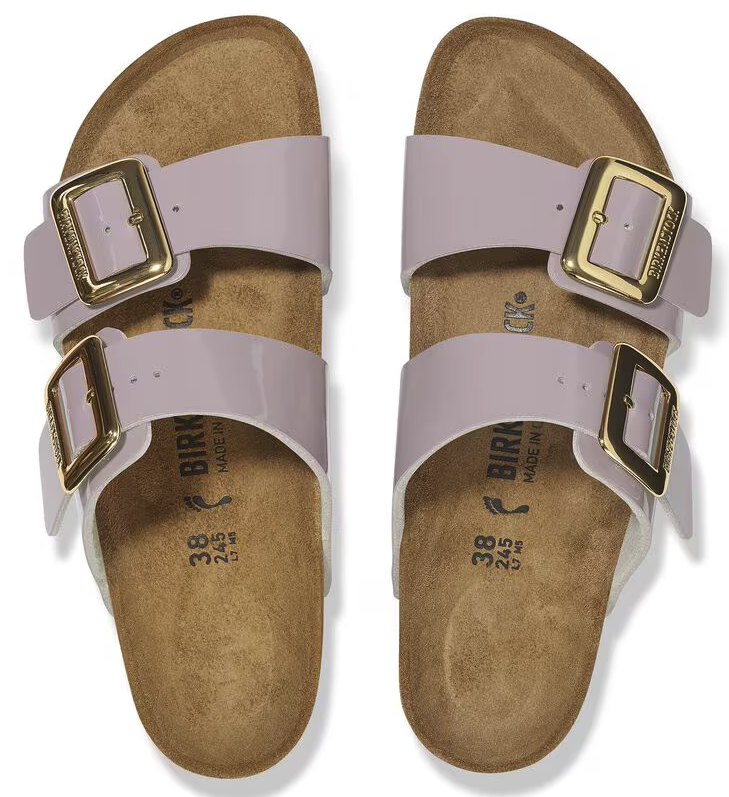 Birkenstock  Sydney CB Faded Purple Vernice - Birko-Flor Patent - 1029473 - Calzata Stretta