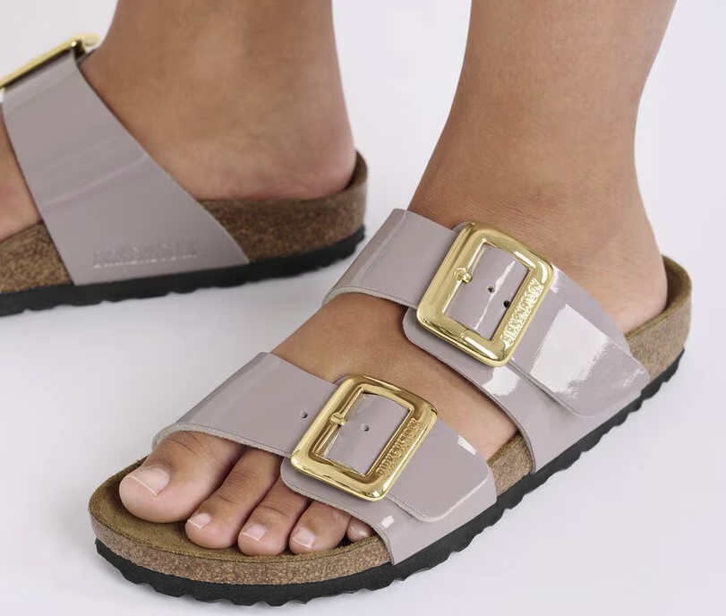 Birkenstock  Sydney CB Faded Purple Vernice - Birko-Flor Patent - 1029473 - Calzata Stretta