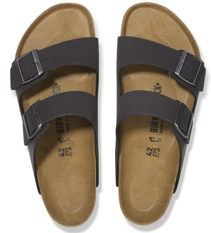 Birkenstock Arizona Velvet Gray - Birko-Flor - 1029162 - Calzata Stretta