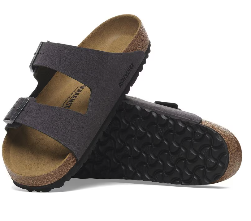 Birkenstock Arizona Velvet Gray - Birko-Flor - 1029162 - Calzata Stretta