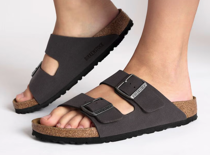 Birkenstock Arizona Velvet Gray - Birko-Flor - 1029162 - Calzata Stretta