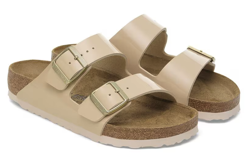 Birkenstock Arizona Sand Vernice - Birko-Flor Patent - 1013070 - Calzata Stretta
