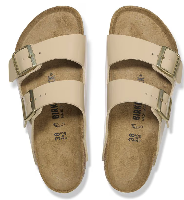 Birkenstock Arizona Sand Vernice - Birko-Flor Patent - 1013070 - Calzata Stretta