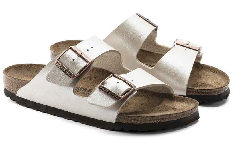 Birkenstock Arizona Graceful Pearl White - Birko-Flor - 1009921 - Calzata Stretta