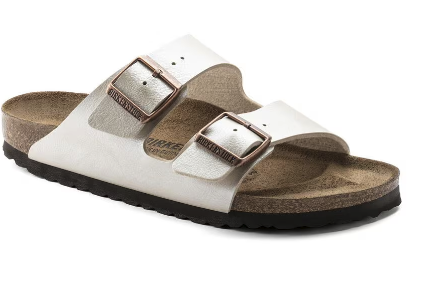 Birkenstock Arizona Graceful Pearl White - Birko-Flor - 1009921 - Calzata Stretta